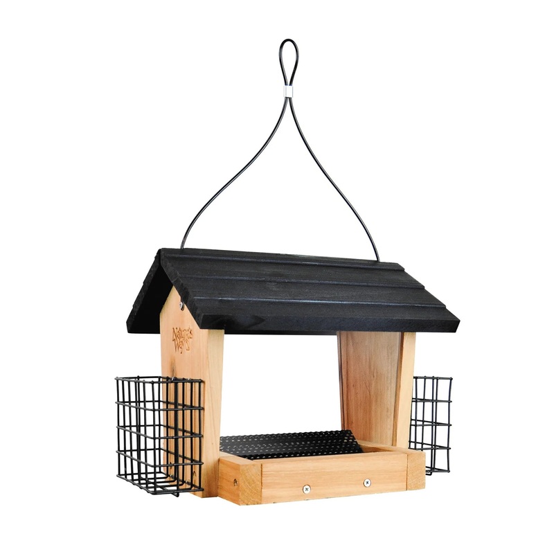 Nature's Way Hopper Feeder with 2 Suet Cages
