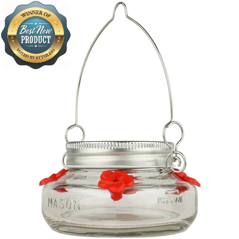 Nature's Way Mason Jar Hummingbird Feeder