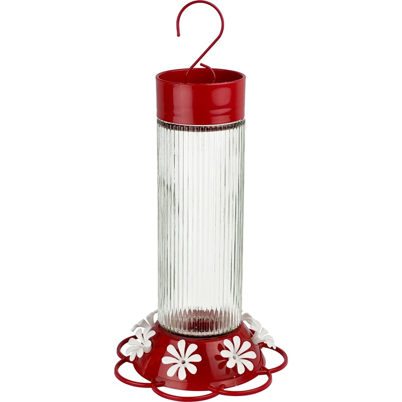 Nature's Way Ribbed Rose Gravity Hummingbird Feeder