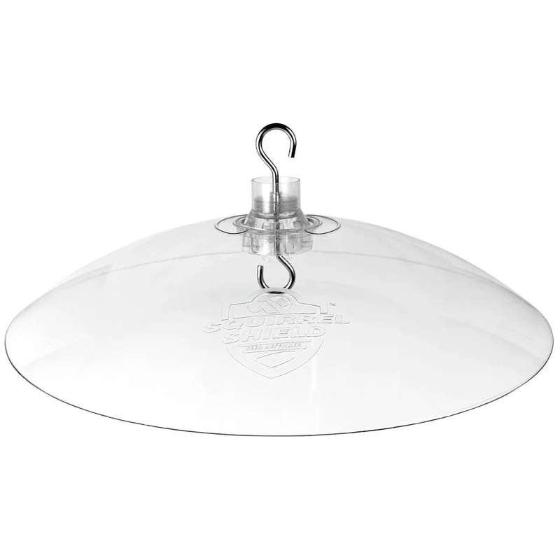 Nature's Way Squirrel Shield 16-inch Dual-Mount Transparent Squirrel Baffle