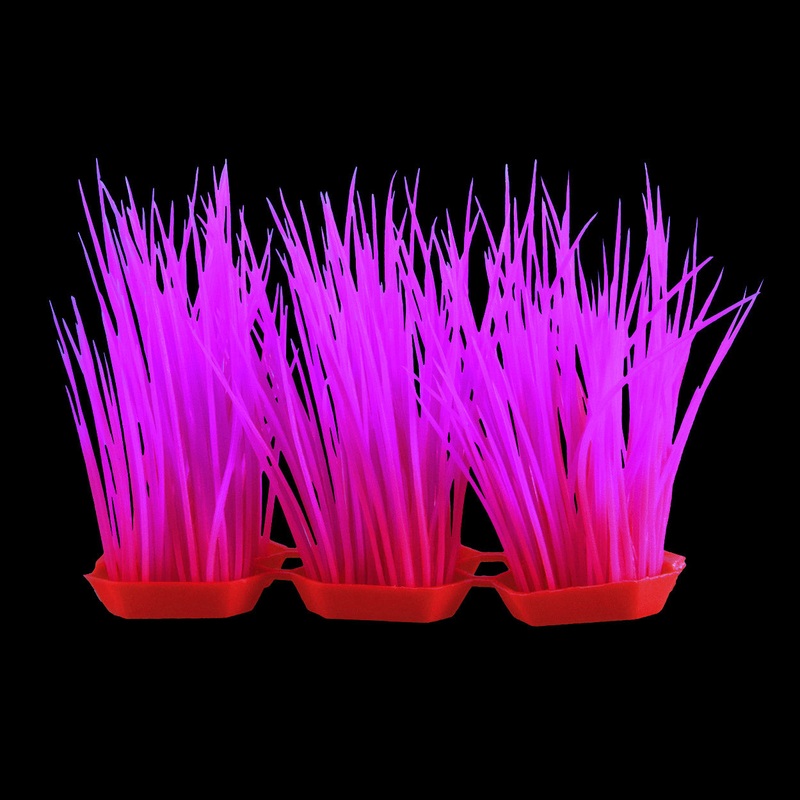Underwater Treasures Glow Hair Grass Pink