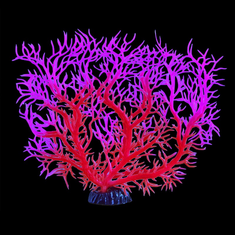Underwater Treasures Glow Sea Fan Pink