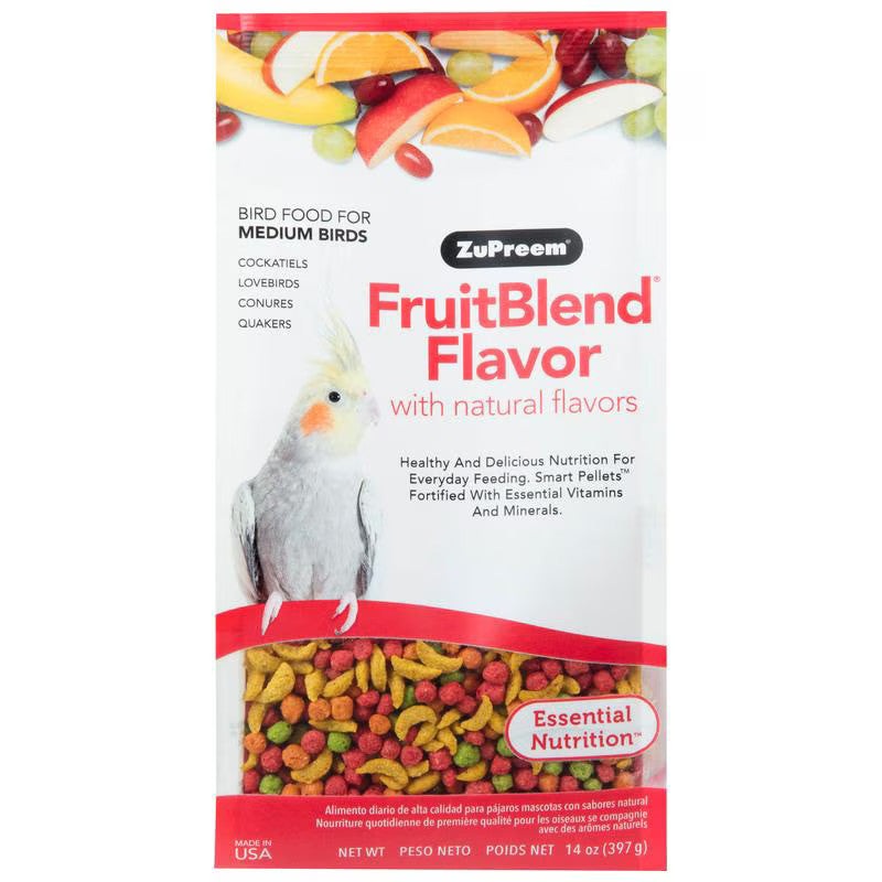 ZuPreem Fruitblend Flavor Medium Bird Food