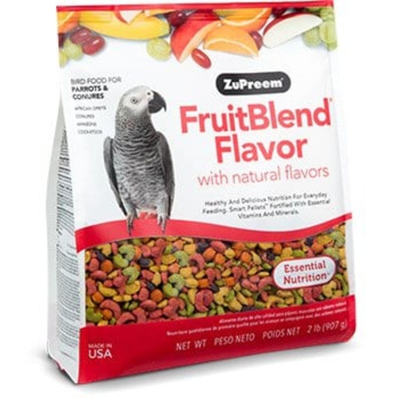 ZuPreem Fruitblend Flavor Parrot & Conure Bird Food