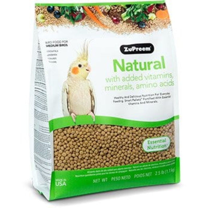 ZuPreem Natural Diet Medium Bird Food