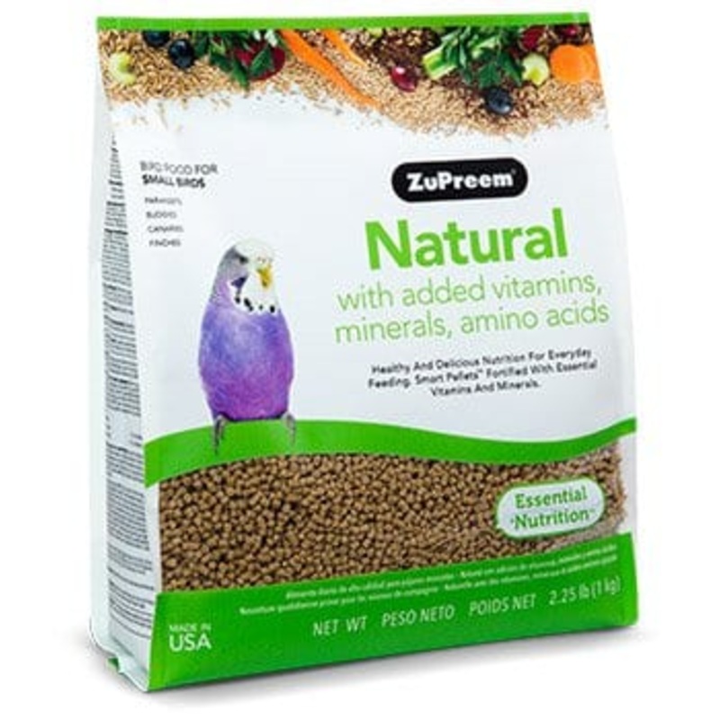 ZuPreem Natural Diet Small Bird Food 2.25 lb.