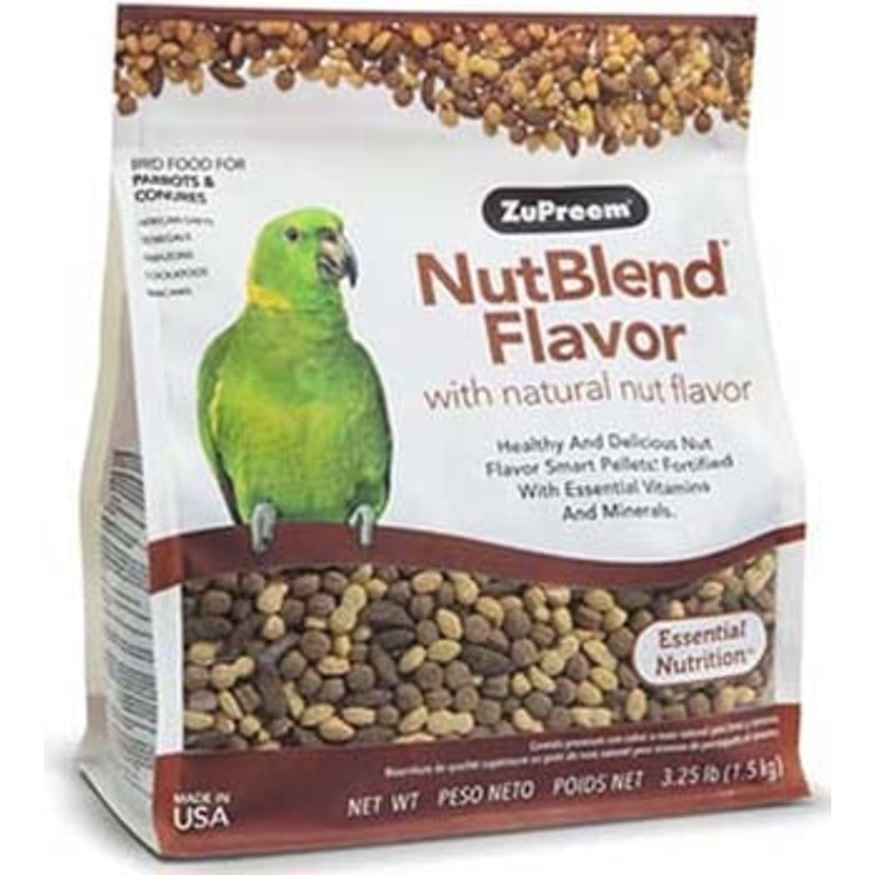 ZuPreem Nutblend Flavor Parrot & Conure Bird Food