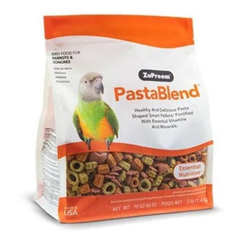 ZuPreem Pastablend Parrot & Conure Bird Food 3 lb.