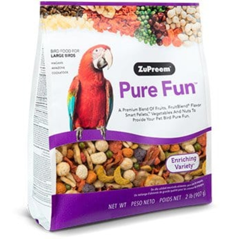 ZuPreem Pure Fun Large Bird Food 2 lb.