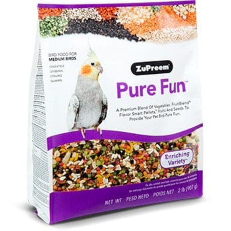 ZuPreem Pure Fun Medium Bird Food 2 lb.