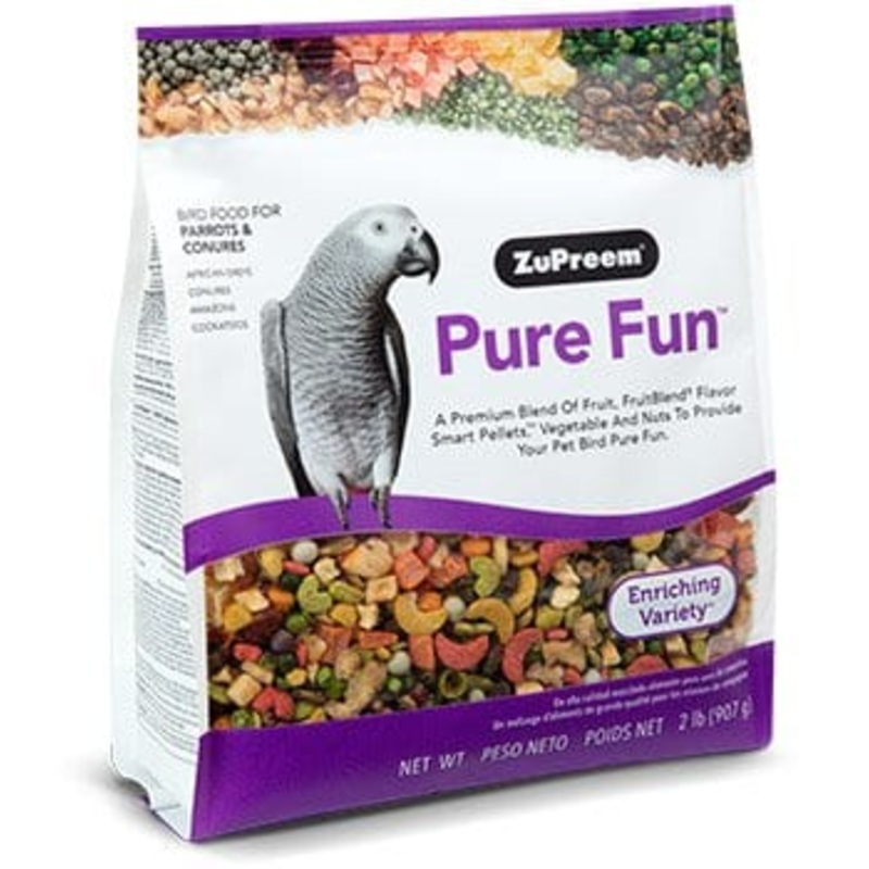 ZuPreem Pure Fun Parrot & Conure Food 2 lb.
