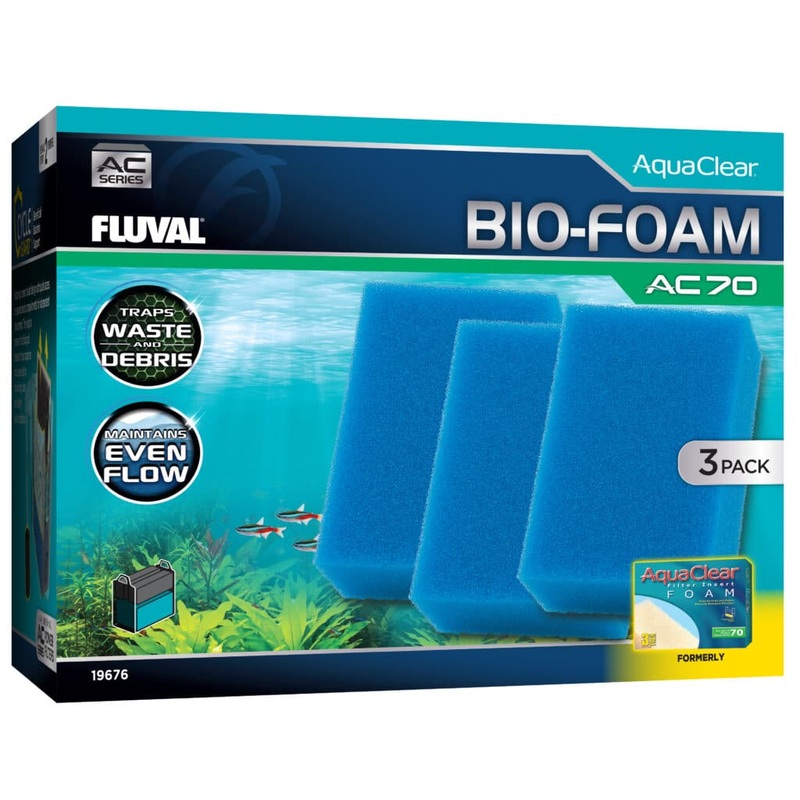 Fluval Bio-Foam for AC70 Power Filter 3 pack