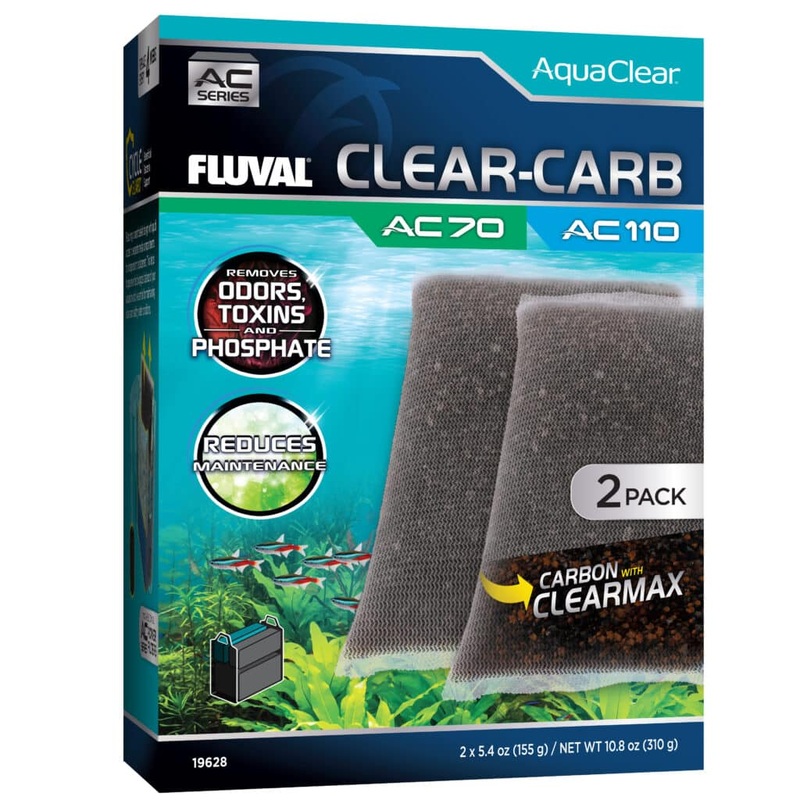 Fluval Clear-Carb for AC70/AC110 Power Filters 2 pack