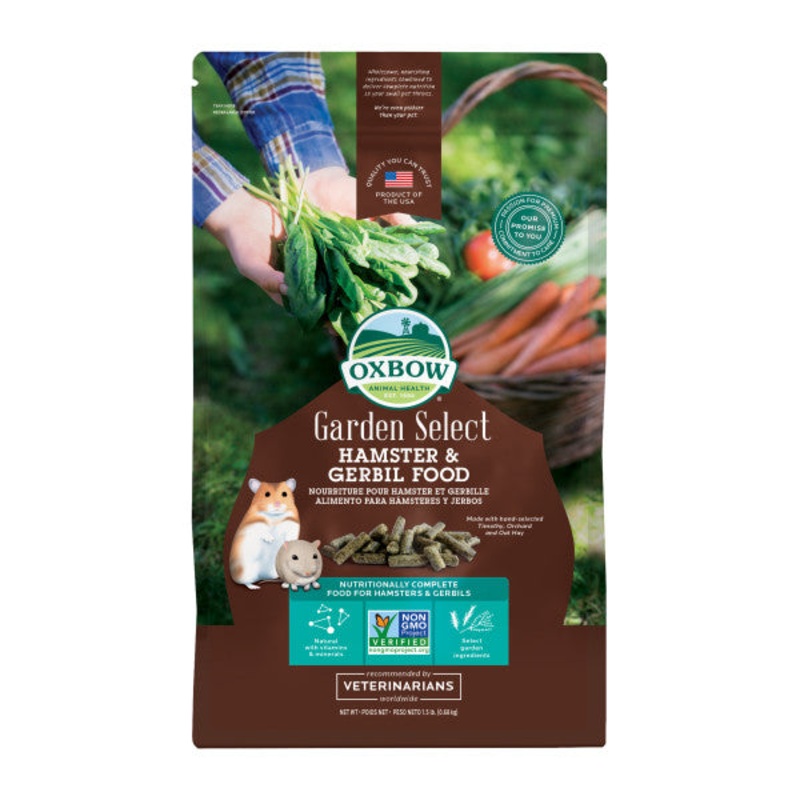 Oxbow Garden Select Hamster & Gerbil Food 1.5 lb