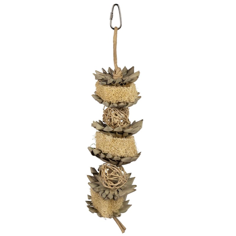 Prevue Pet Naturals Flowers & Cubes Bird Toy