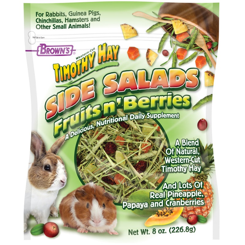 Brown's Timothy Hay Side Salads Fruits & Berries 8 oz