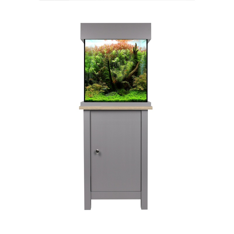 Aqua One OakStyle 85 Aquarium and Cabinet (Grey)