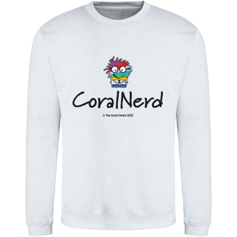 CoralNerd White Sweatshirt Spring / Summer 2022