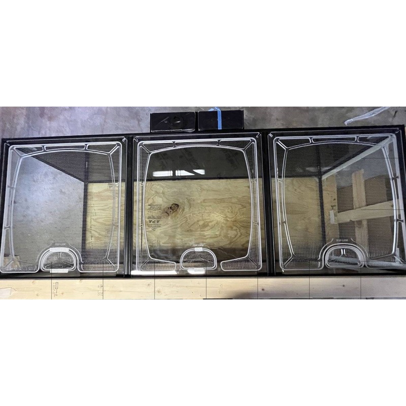 Marineland 110 Gallon 48x18x30 Custom Polycarbonate Aquarium Screen Top Lid