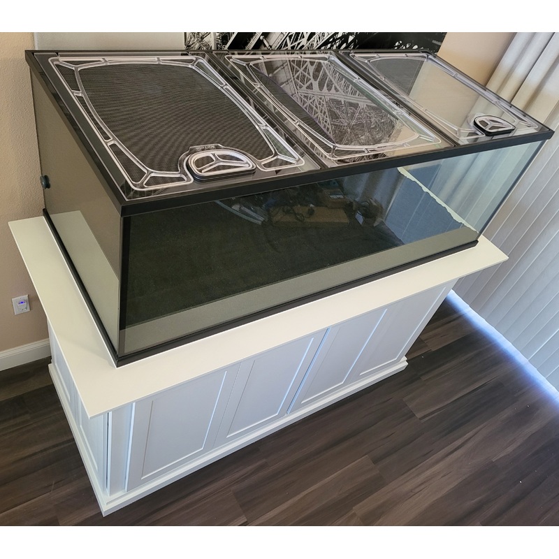 Planet Aquariums Mega Matrix Black Framed 96.5 x 24.5" (240 and 299 Gallon) Polycarbonate Screen Top Lid
