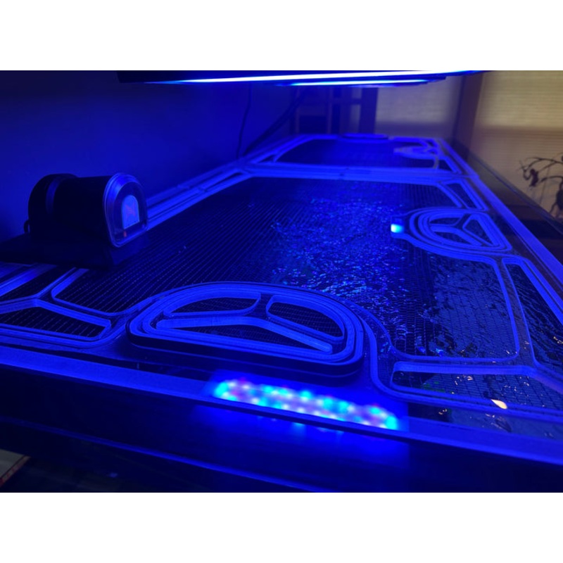 Red Sea Reefer-S Peninsula 700 G1 and G2+ Custom Polycarbonate Aquarium Screen Top Lid