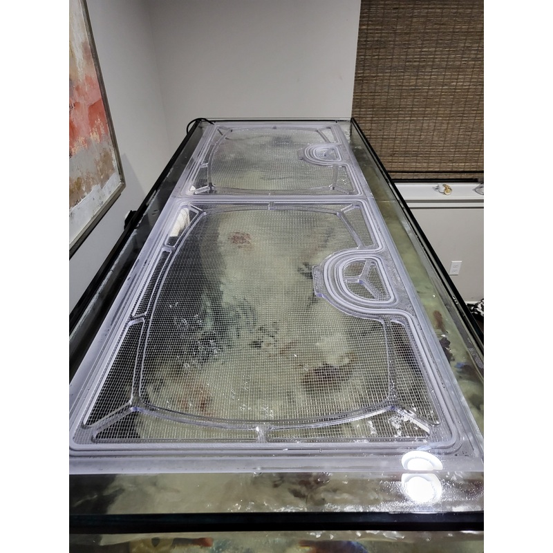 Aqua Japan 150G Frag Tank Eurobraced Polycarbonate Screen Top Lid