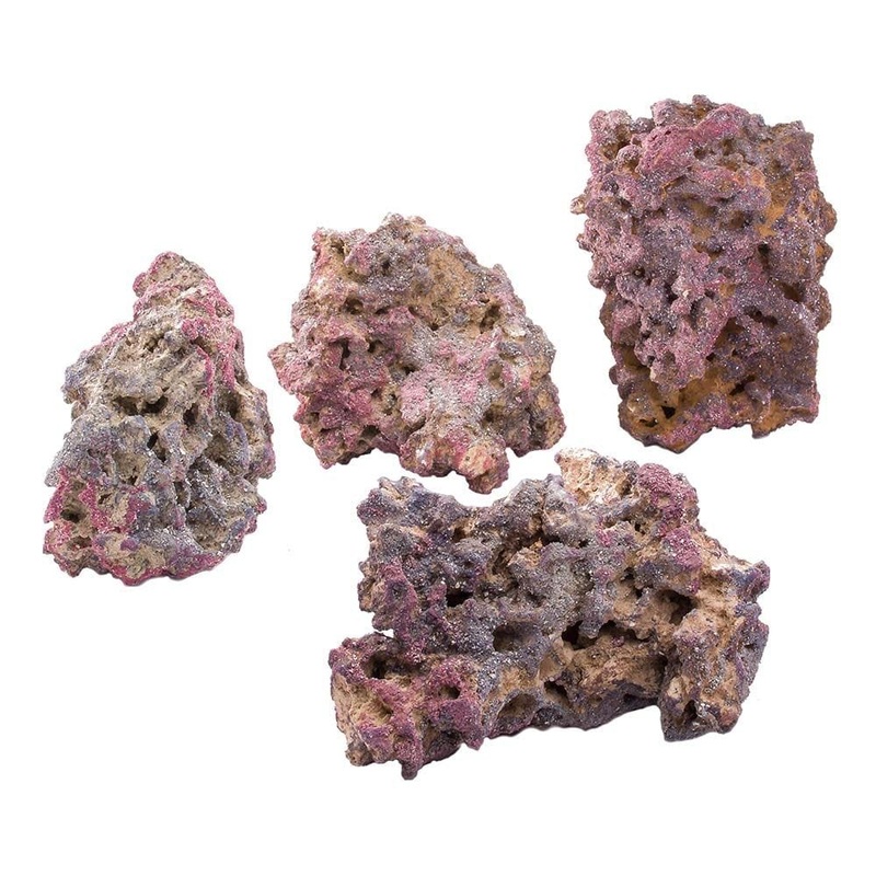 Purple Life Rock - Base Rock - 40 Lbs - CaribSea