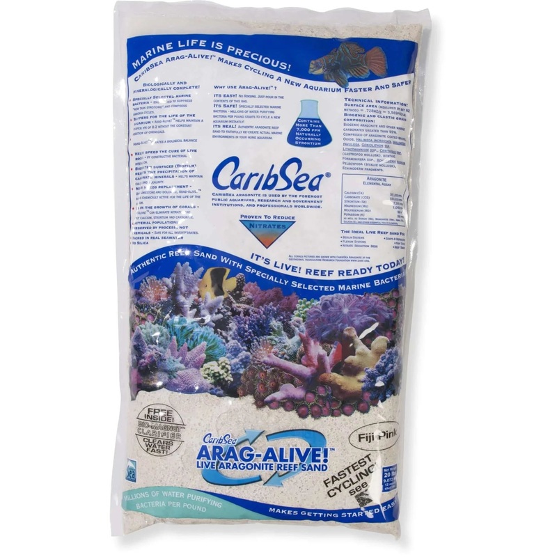 CaribSea Arag-Alive Fiji Pink Aquarium Sand