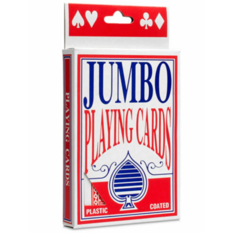 Cartes  jouer de taille jumbo